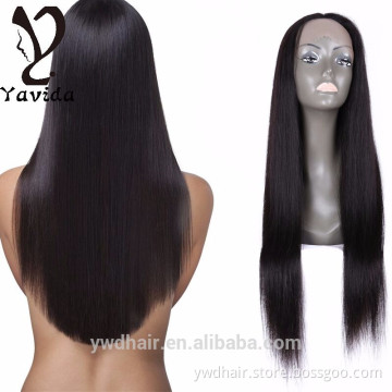 100 brazilian virgin hair full lace wigs front Lace Wig Glueless full lace wig with baby hair For Black Women